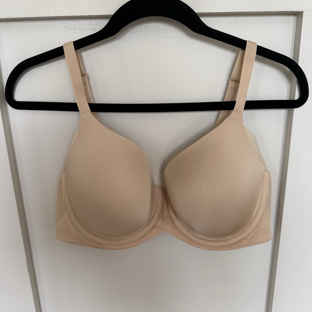 Wacoal Ultimate Side Smoother Bra 38C Lightly Lined T-Shirt Beige 853281